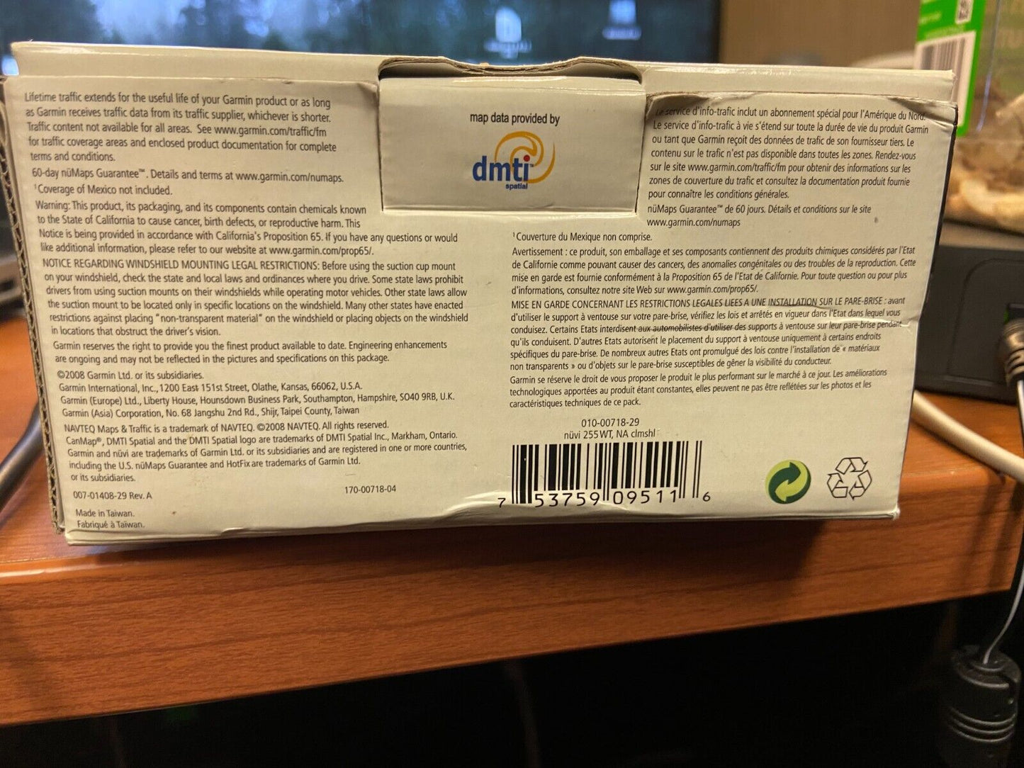 Garmin Nuvi 255W 4.3" GPS Navi Bundle 32GB Data/Charger + Mount & Box 2022 Maps