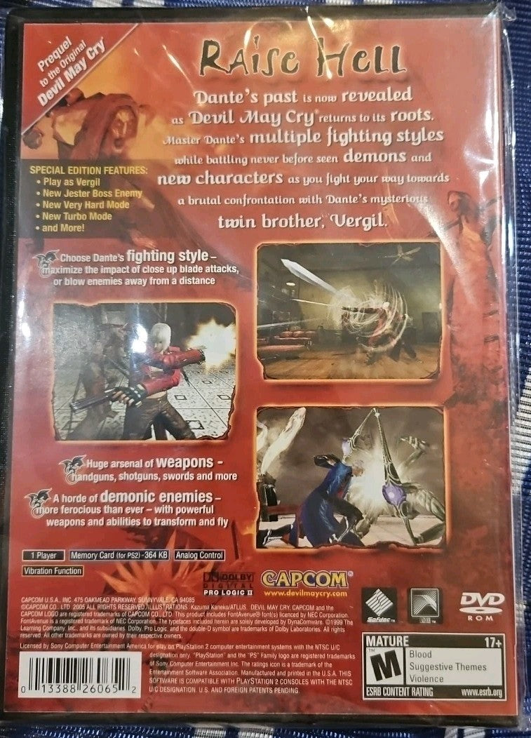 Devil May Cry 3: Dante's Awakening -- Special Edition Greatest Hits (Sony...