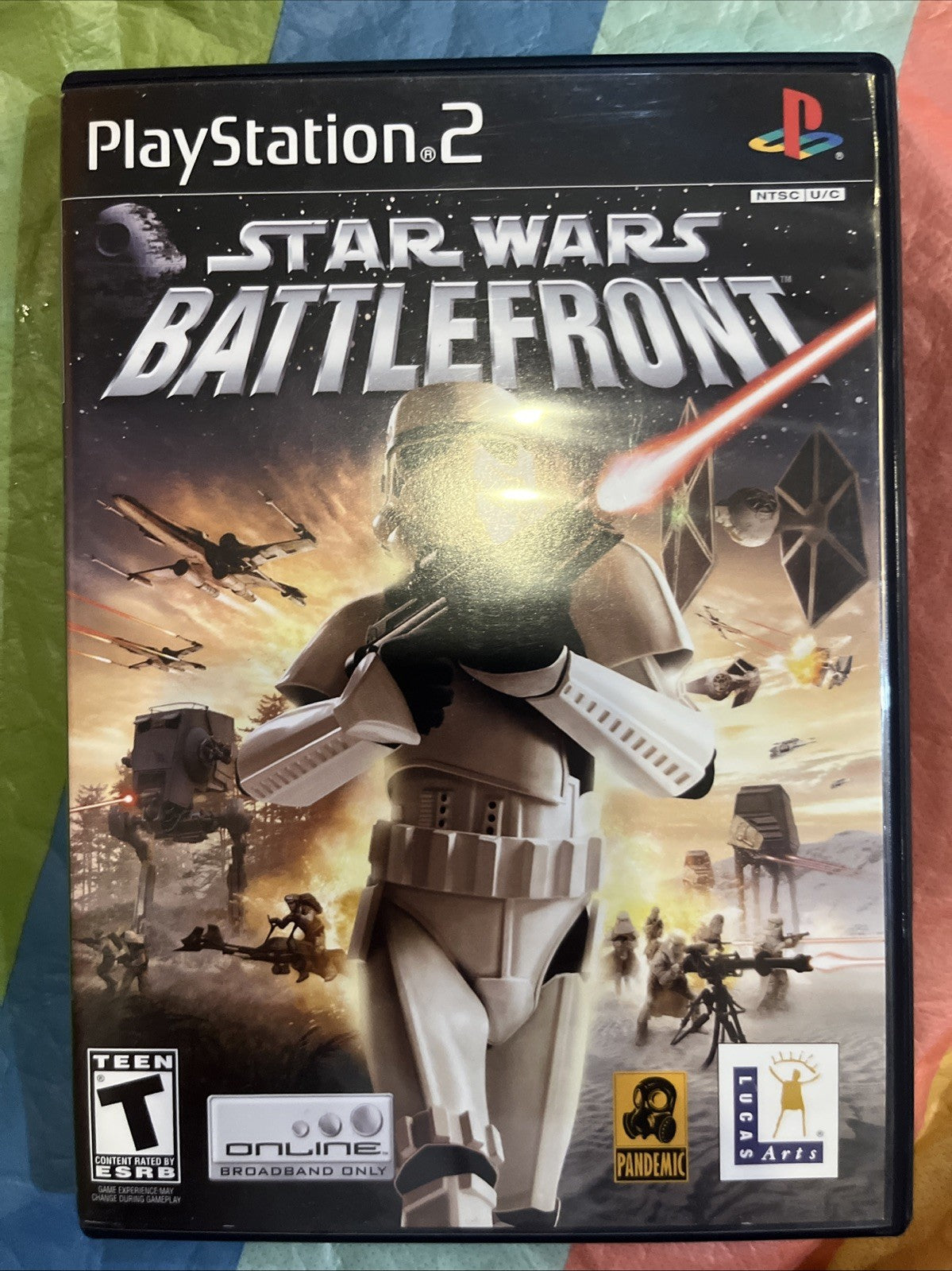 Star Wars: Battlefront (PS2)  CIB. Manual + Reg. Original Case
