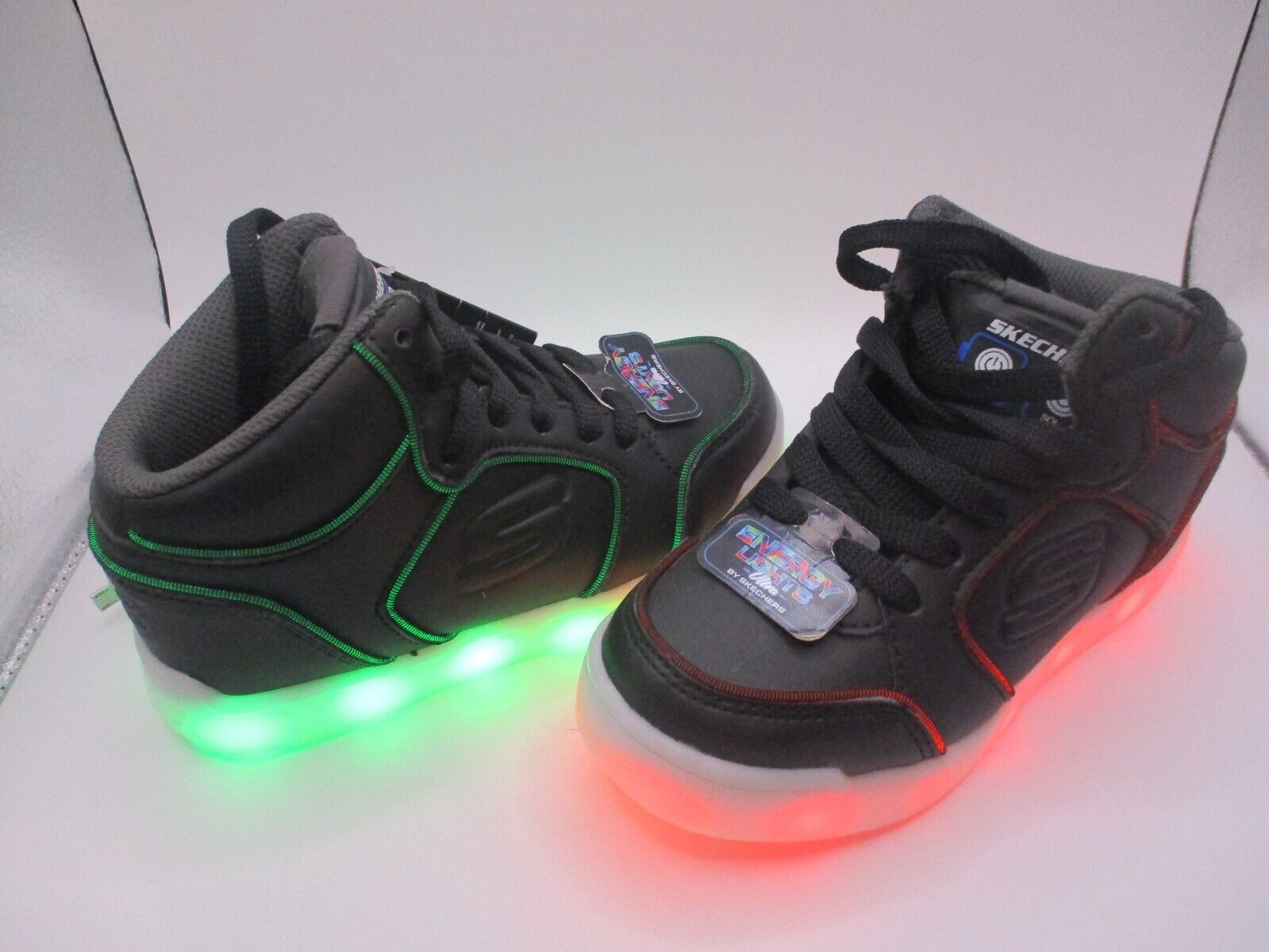 BRAND NEW Kids Skechers Energy Light Ultra Size 11 High Tops Sneakers Shoes