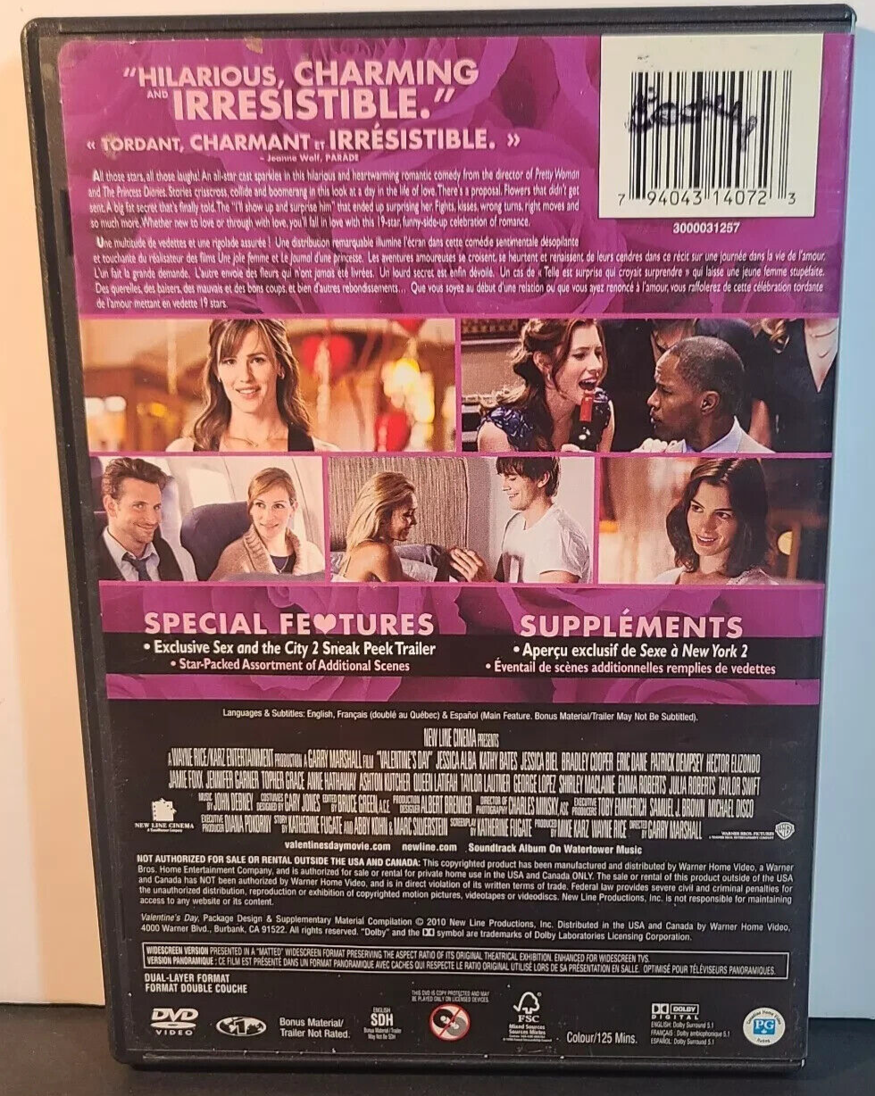 Valentine's Day (DVD) New Sealed