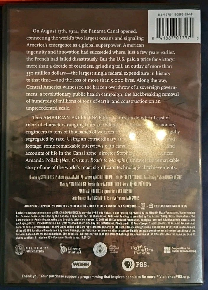 American Experience: Panama Canal (DVD)