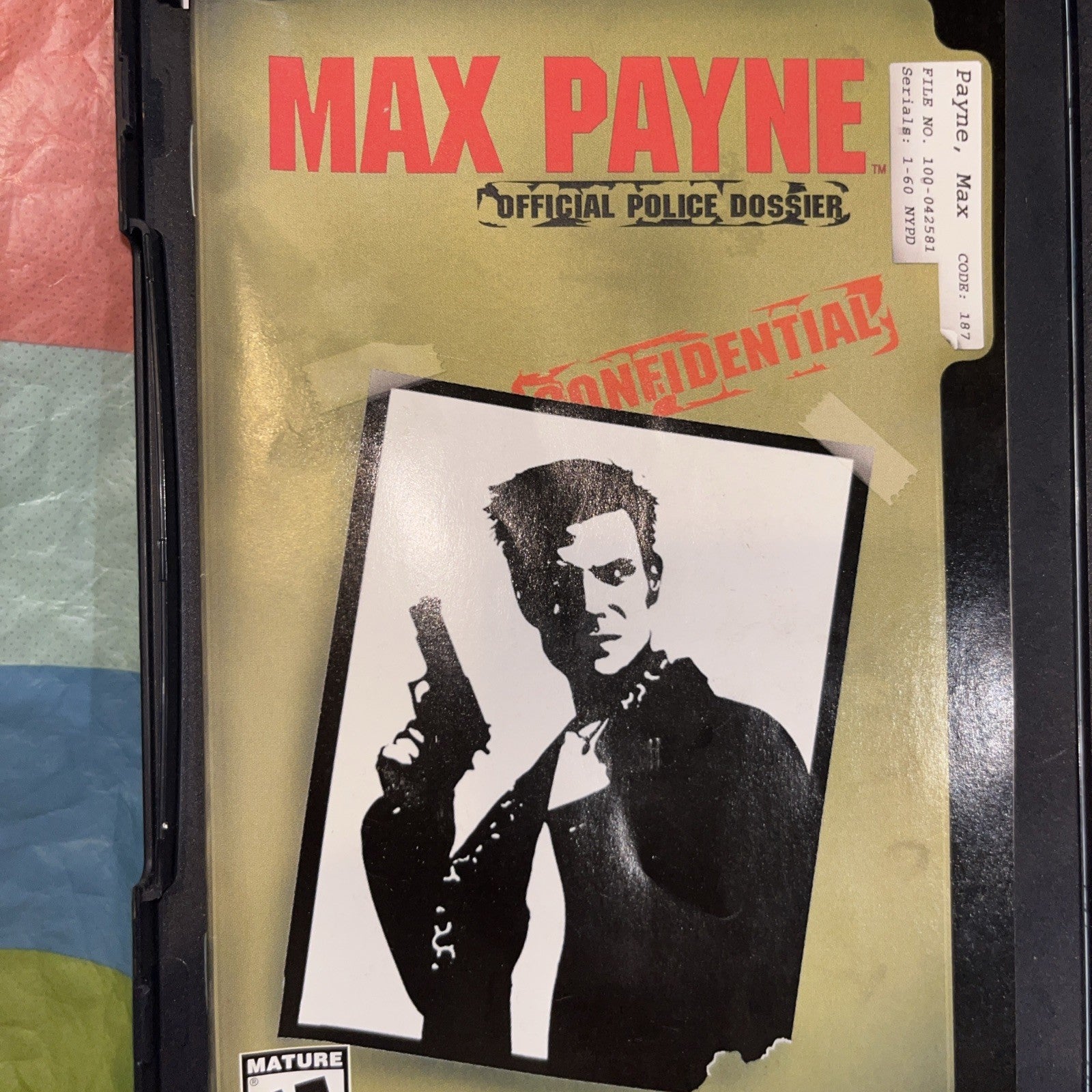 Max Payne (PS2) Tested. Manual. Original Case