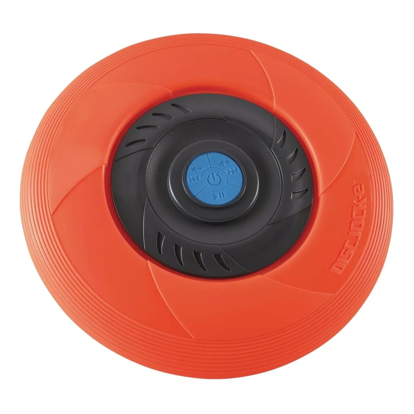 Tucker DISC JOCK-E Flying Disc, Blue Frisbee Bluetooth Speaker, Play & Music