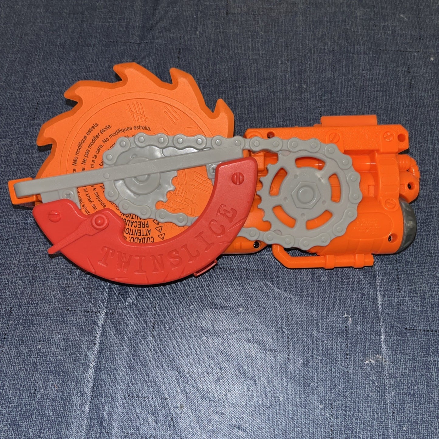 Nerf Zombie Strike Scavenger Rifle Twinslice Axe Hammer Scope 3xMags 10 Darts