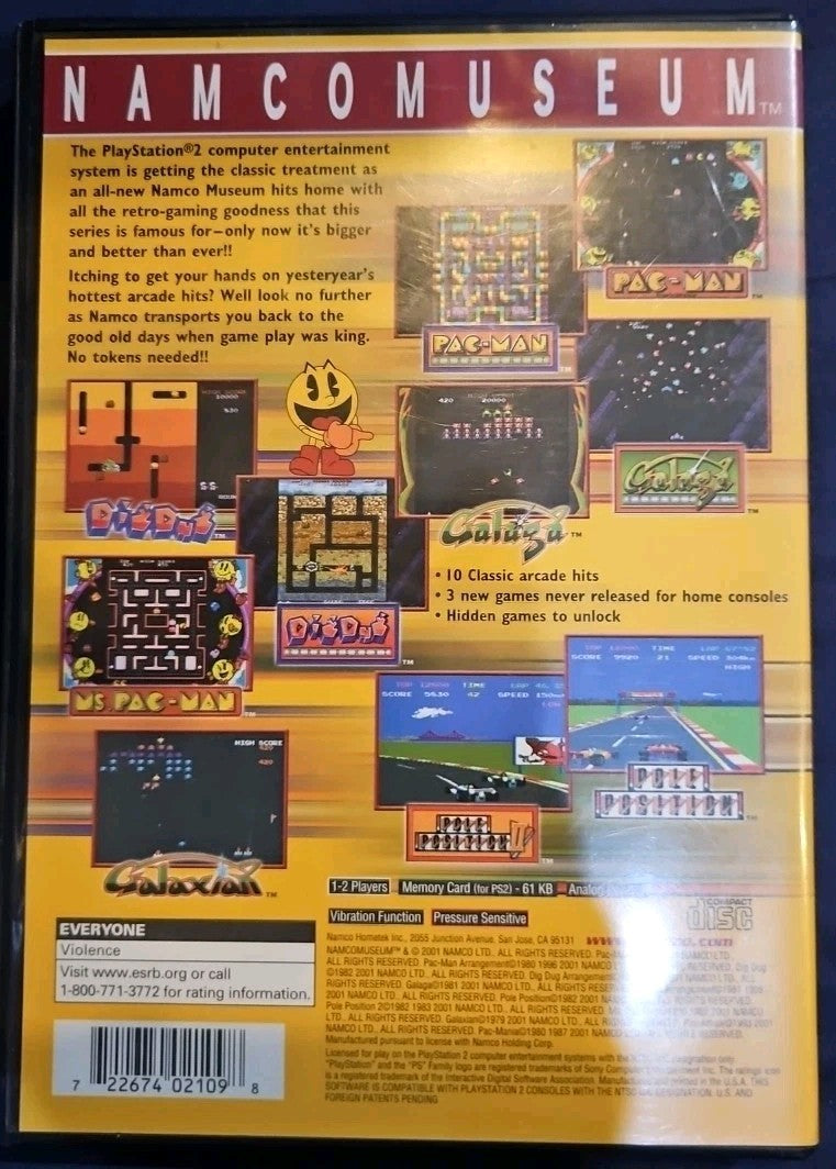 Museum - Sony PlayStation 2. No Game. Case + Artwork + Manual ONLY