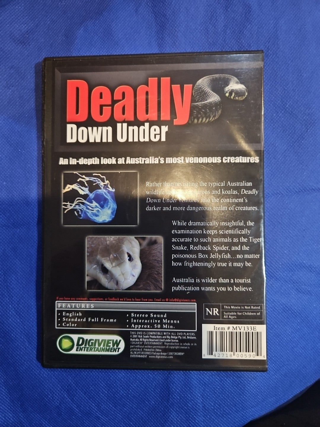 Deadly Down Under (DVD, 2001) Sealed