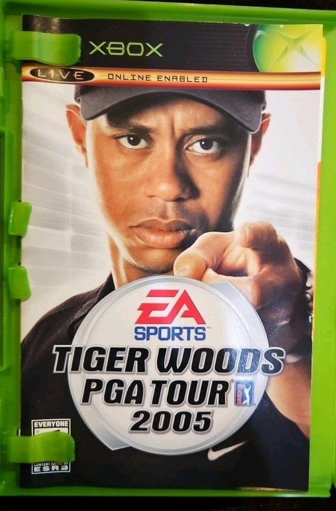 Tiger Woods PGA Tour 2005 XBOX, Tested. No Scratches. New Case