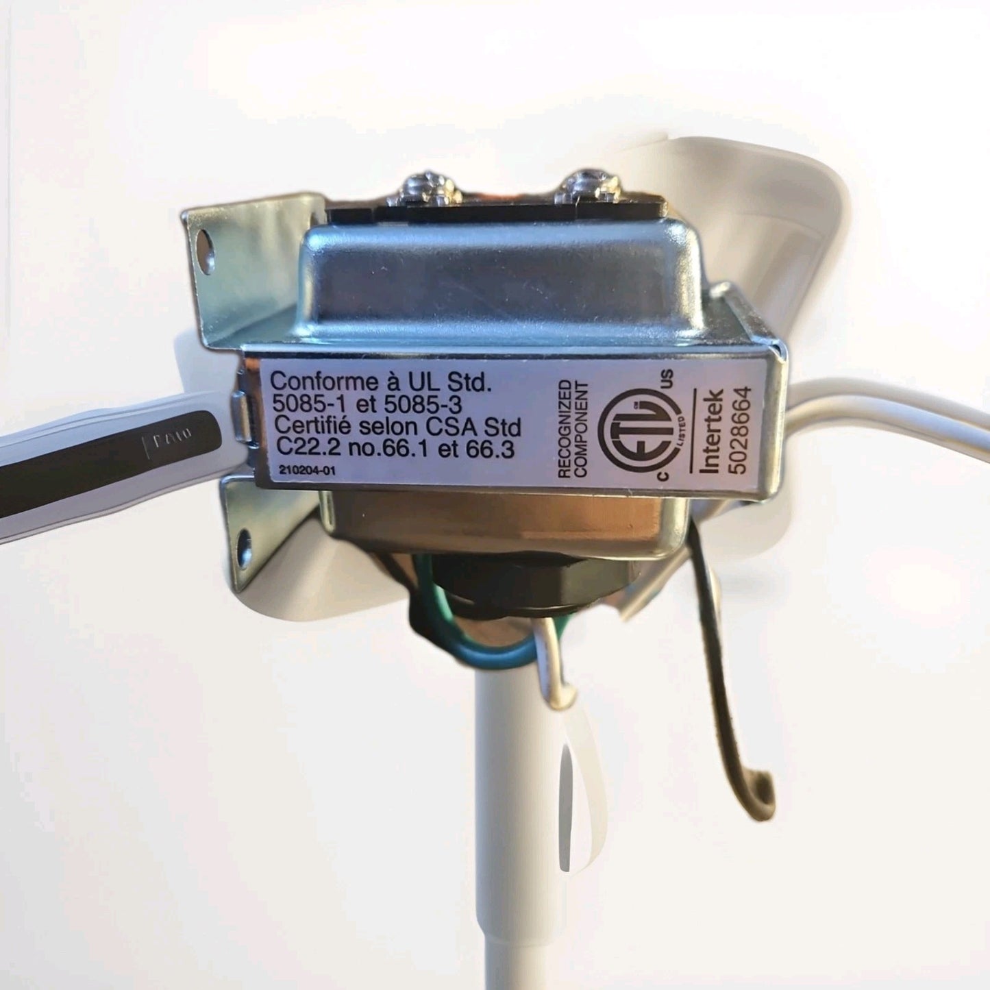 INTERTEK 5028664 Class 2 Transformer Model 125 ~ Input 120V 60Hz Output 8/16/24V