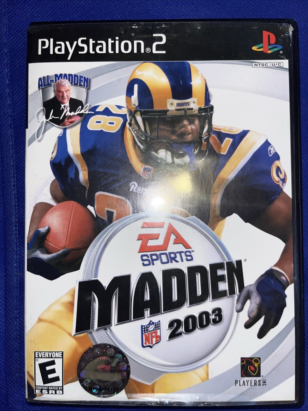 Madden NFL 2003 (PS2) Original Case + Tested disc. See Pics