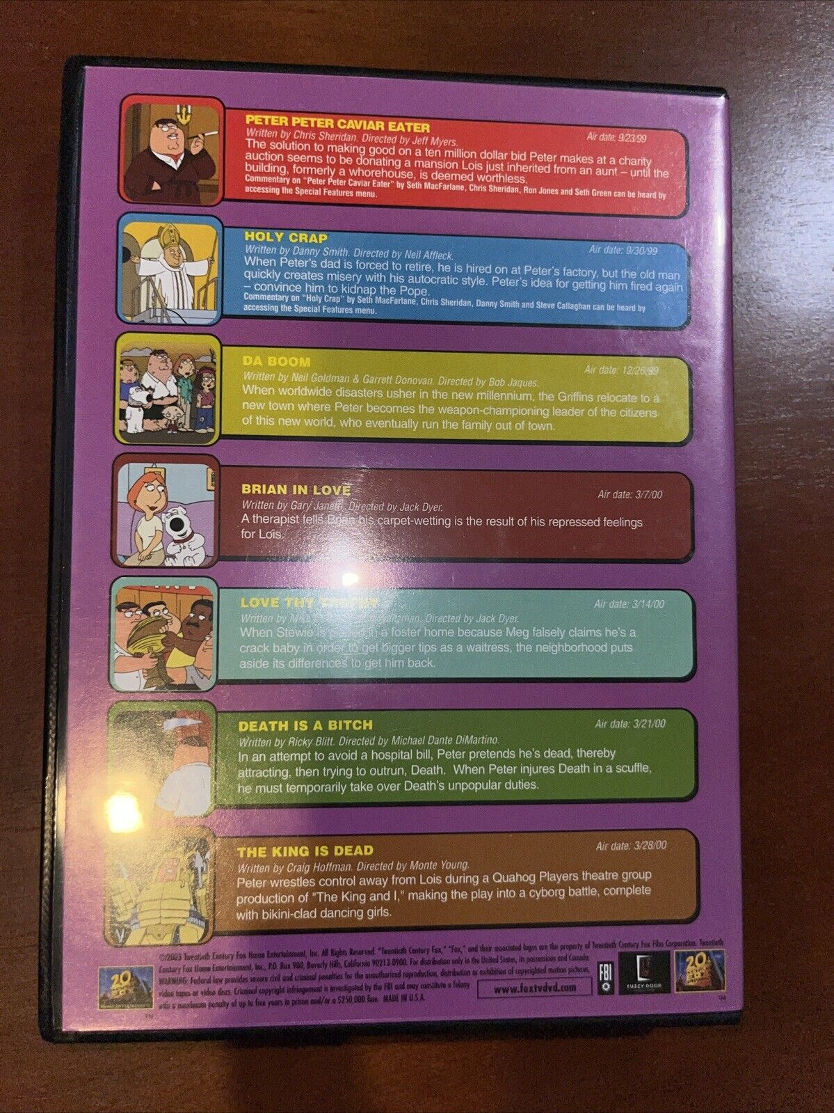 Family Guy Volume 1: Seasons 1 & 2 (DVD, 1999) Tested