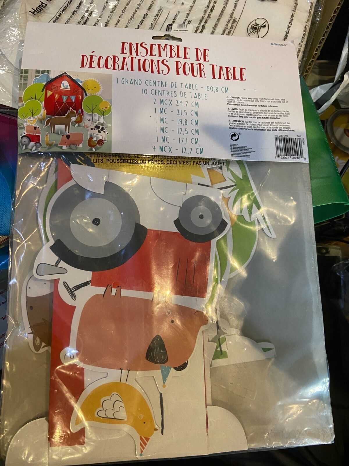 Table Decorating Kit 24" + 10 Center Pieces