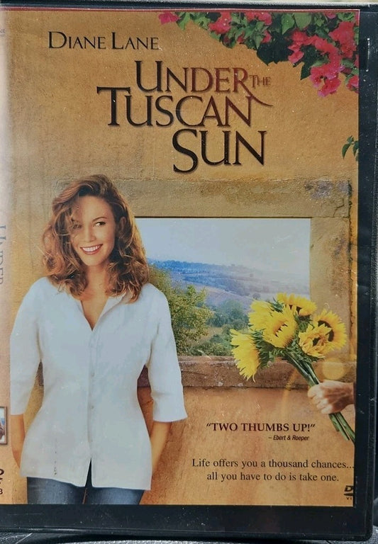 Under the Tuscan Sun (DVD, 2003) Slim Case. Tested.  Cropped Artwork
