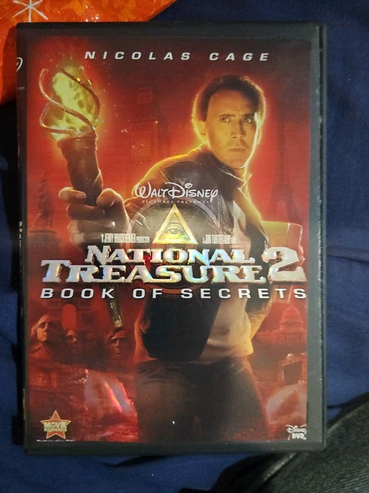 National Treasure 2: Book of Secrets (DVD, 2007) Thin Case. Cropped Artwork