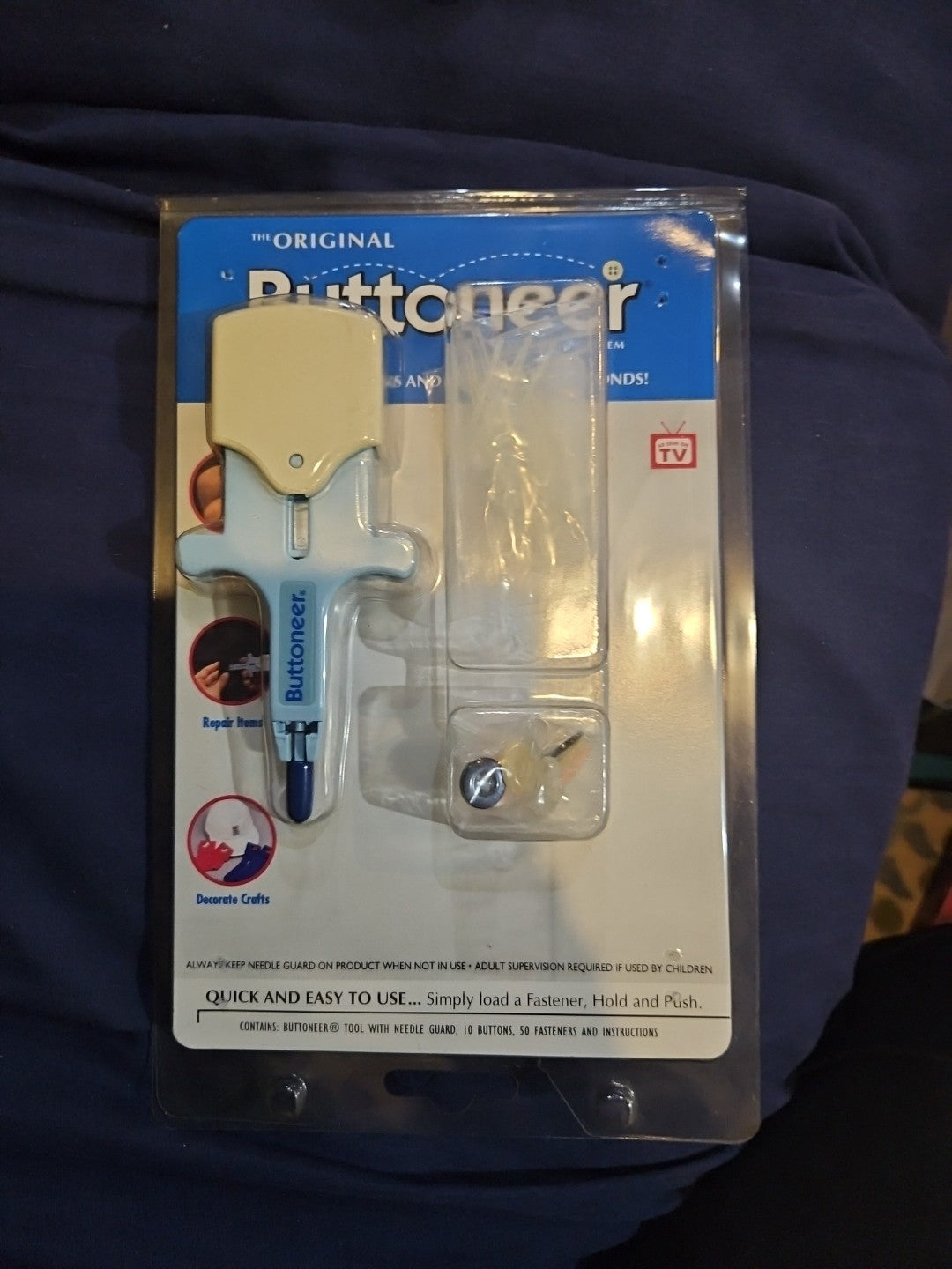 Avery Dennison The Original Buttoneer Fastening System As Seen on TV