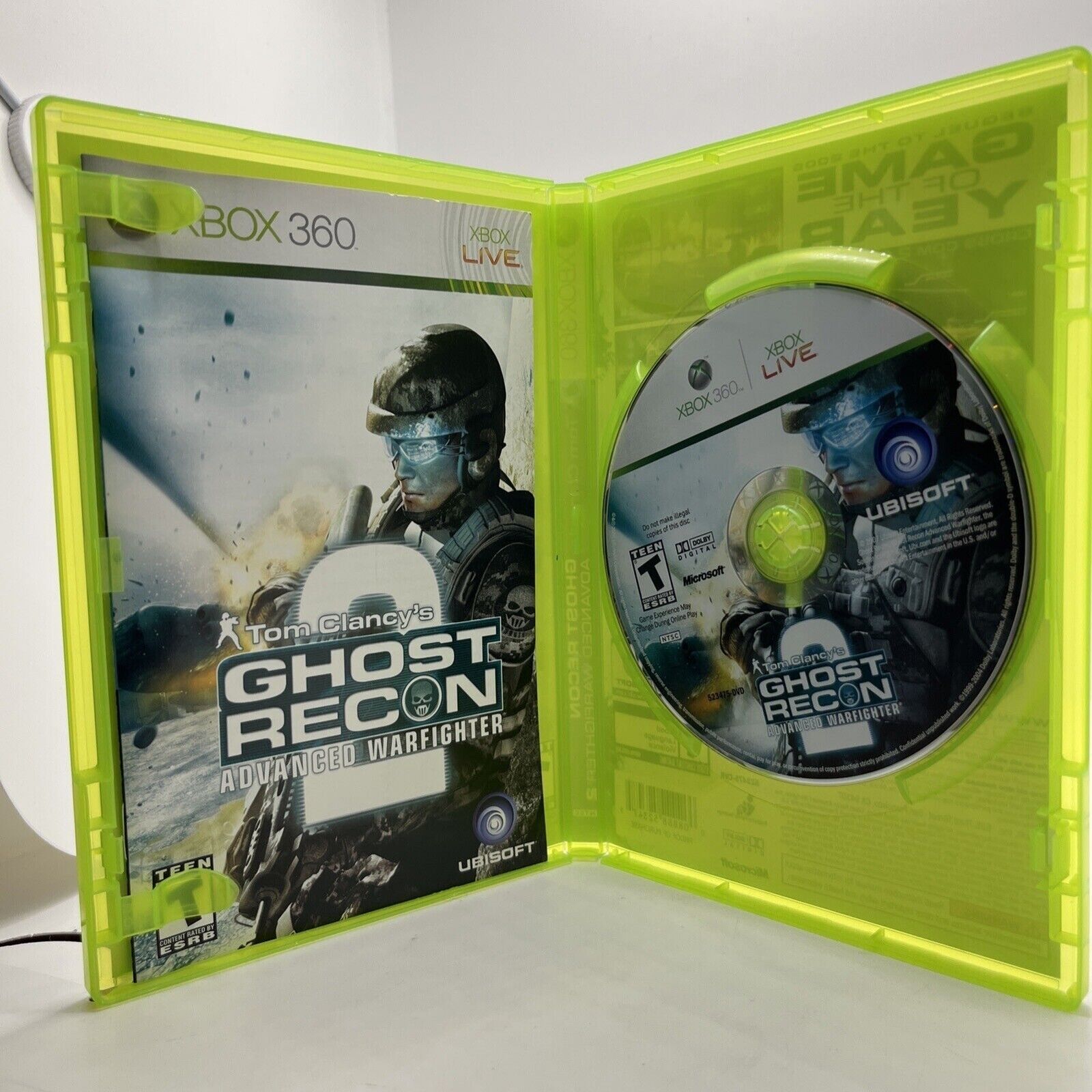 Tom Clancy's Ghost Recon: Advanced Warfighter 2 (Microsoft Xbox 360, 2007)
