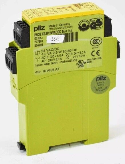 777301 PILZ - PNOZ X2.8P 24VACDC 3N/O 1N/C