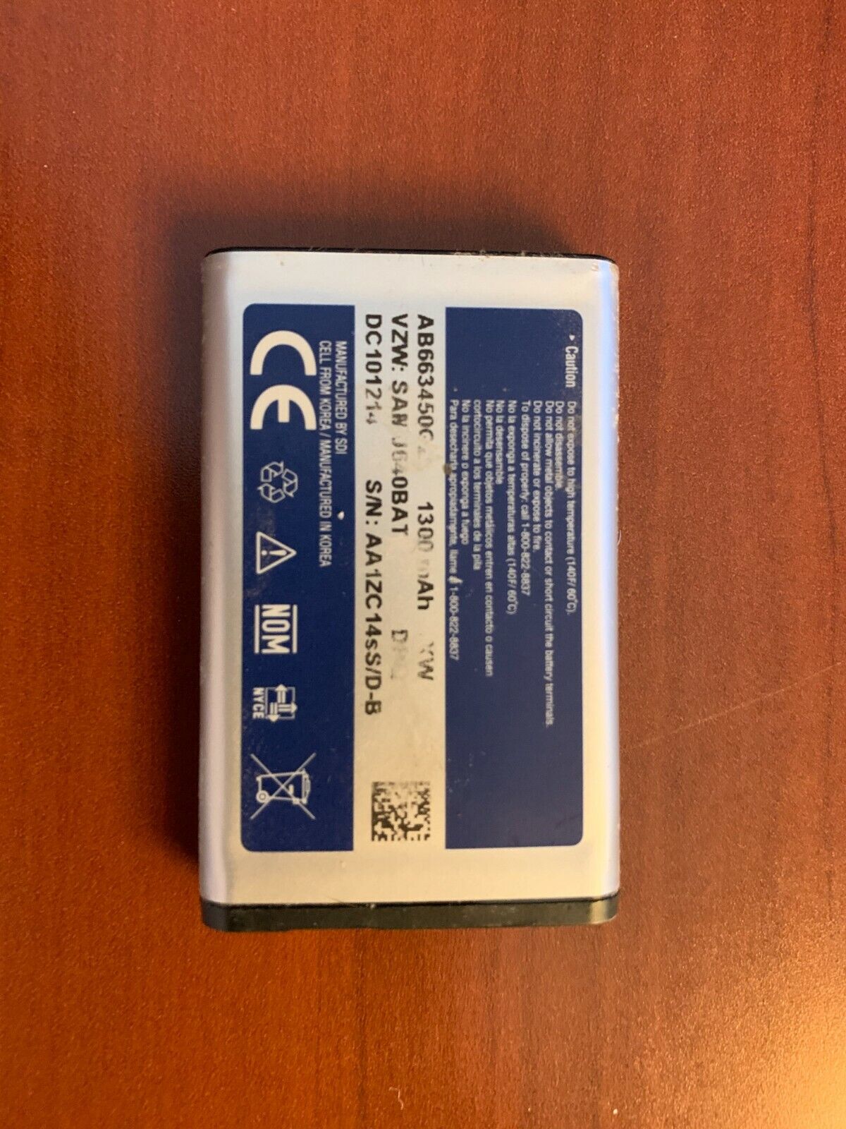  Samsung Convoy SCH-U640 - Gray (Verizon) Cellular Phone !!For Parts Only!