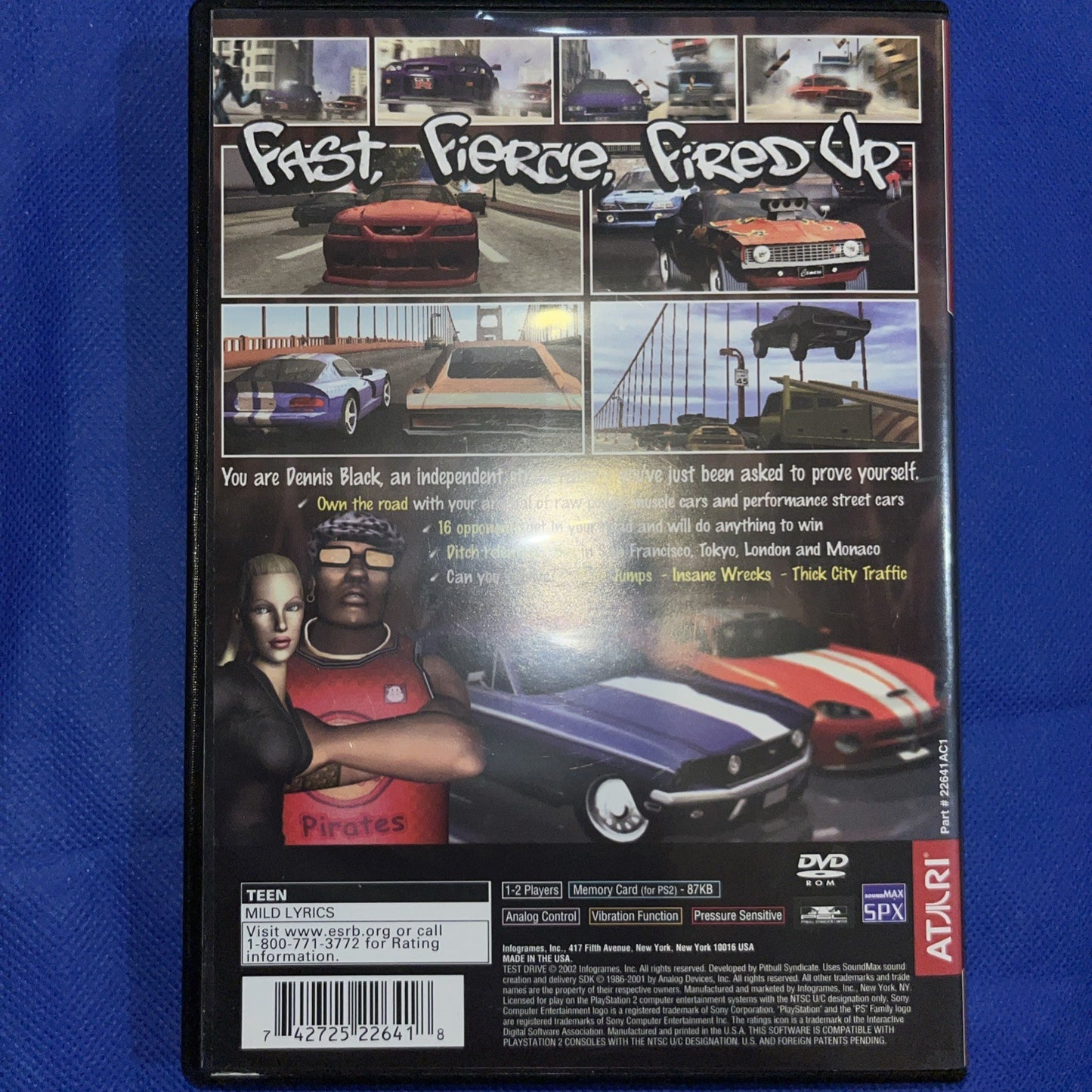 Test Drive Greatest Hits (PS2) Tested. New Case. Resealed. No Scratches