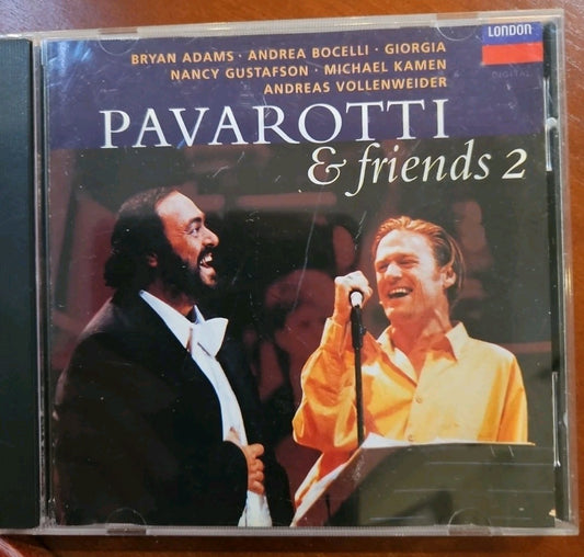 Luciano Pavarotti Pavarotti & Friends 2 CD Album 1995 Decca Records G2 44460