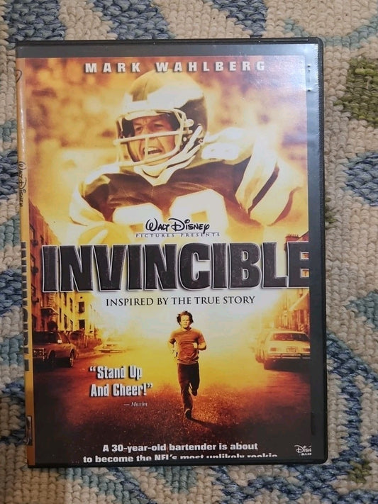 Invincible (DVD, 2006) Tested slim case cropped artwork.