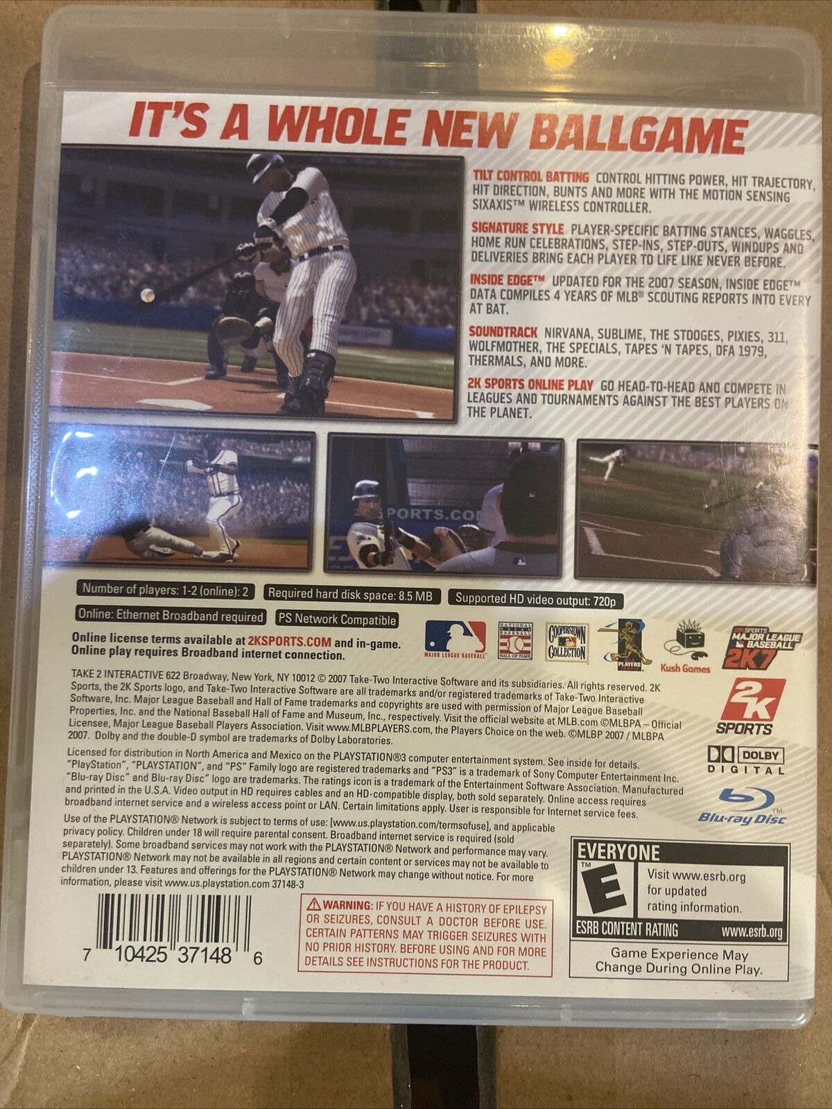 Major League Baseball 2K7 (Sony PlayStation 3, 2007)
