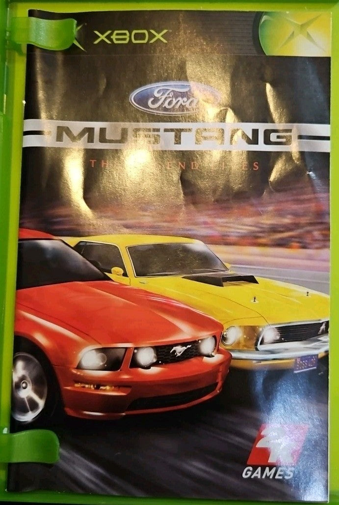 Ford Mustang: The Legend Lives (Microsoft Xbox, 2005) Tested. New Case. No Scrat