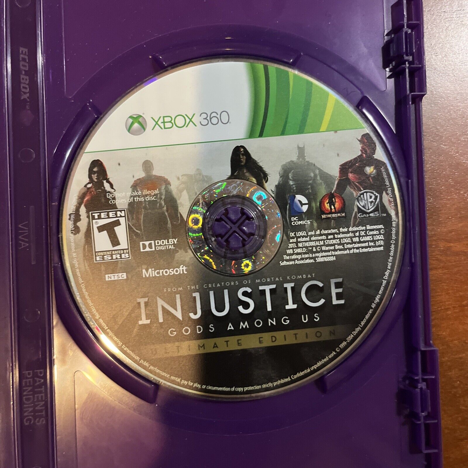 Injustice: Gods Among Us -- Ultimate Edition ( Xbox 360) Disc Only