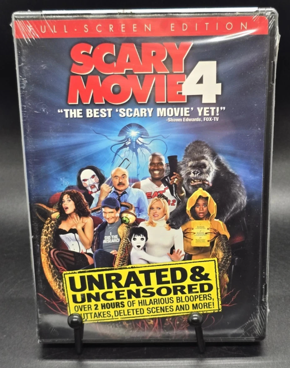 Scary Movie 4 [Unrated + Uncensored Full Screen Edition] New Sealed Faris Shaq++