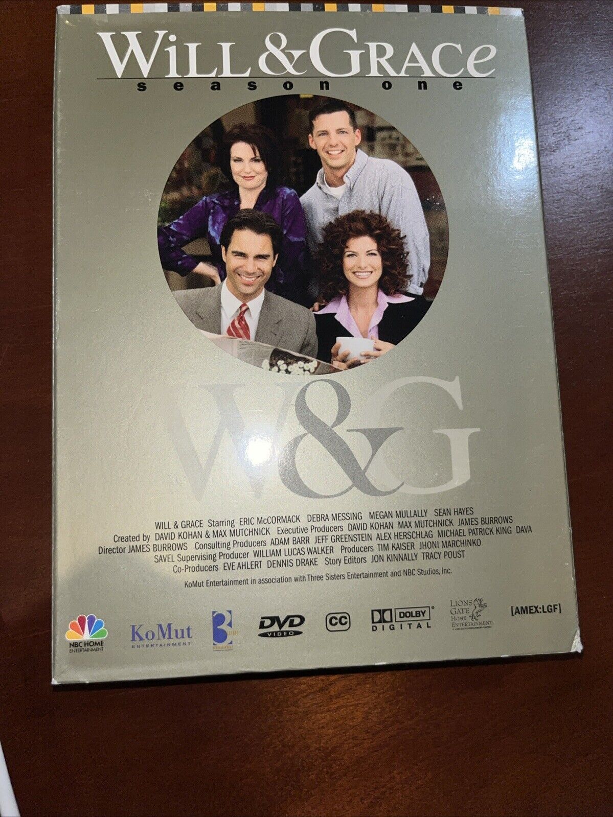 Will  Grace - Season 1 (DVD, 2003, 4-Disc Set) Tested Discs Are Pristine ￼