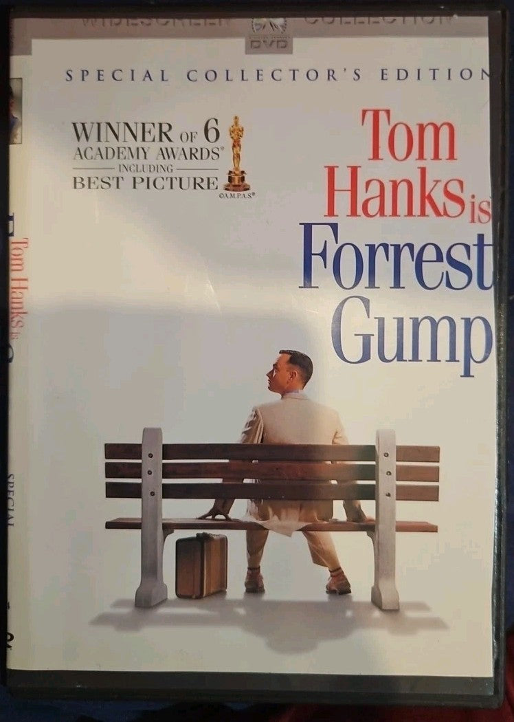 Forrest Gump (DVD, 1994) Slim Case. Cropped Artwork.  Tested