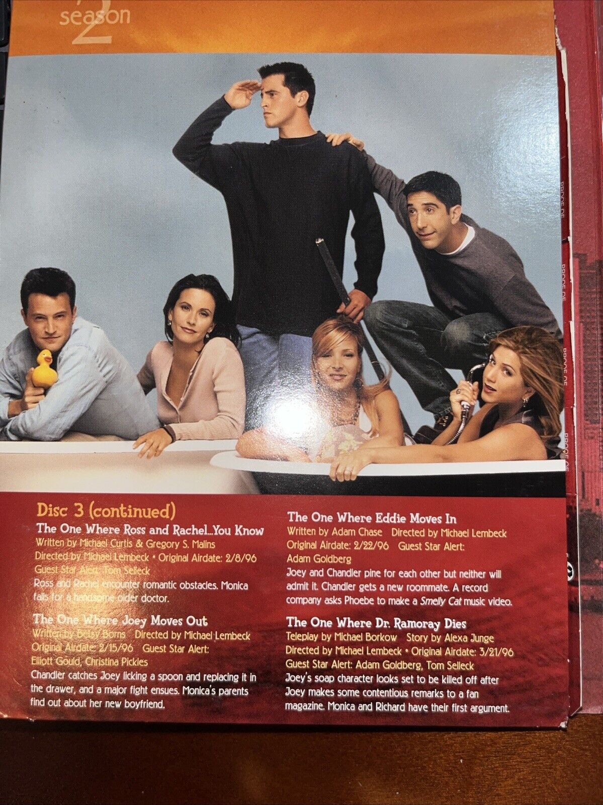 Friends - The Complete Second Season (DVD, 2002, 4-Disc Set, Four Disc Set)