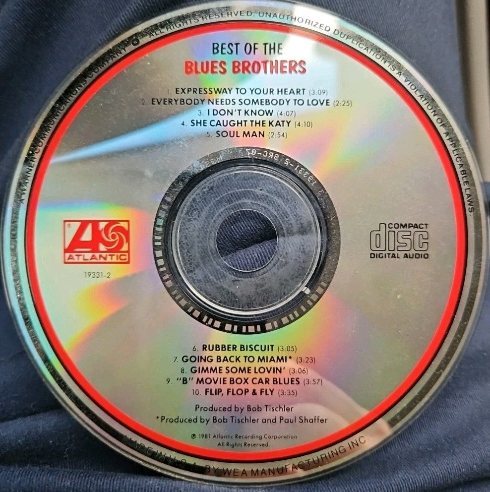 Best Of The Blues Brothers (CD) Disc Only. Tested