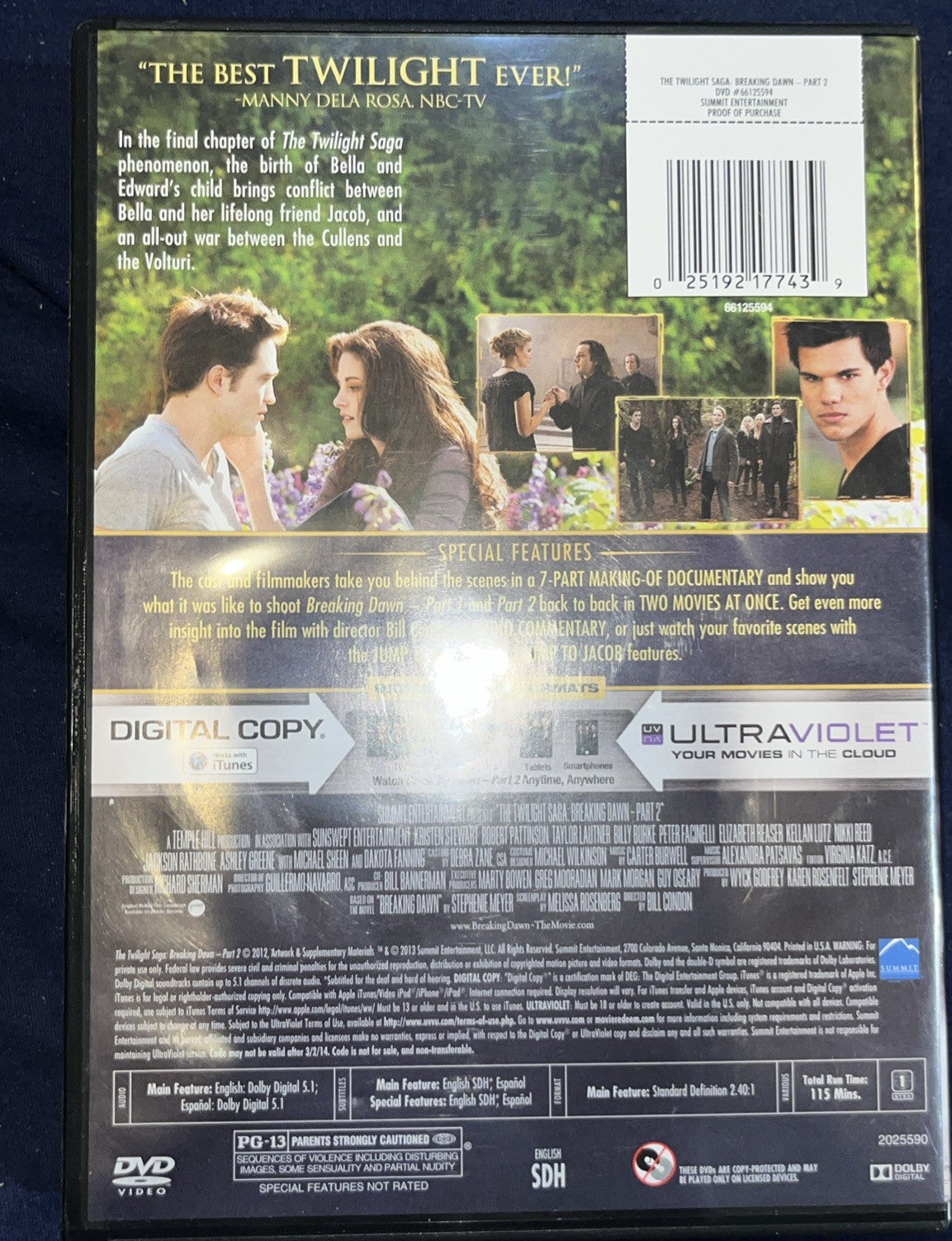 The Twilight Saga: Complete 5-Movie Collection (DVD) All 5 Movies Individually