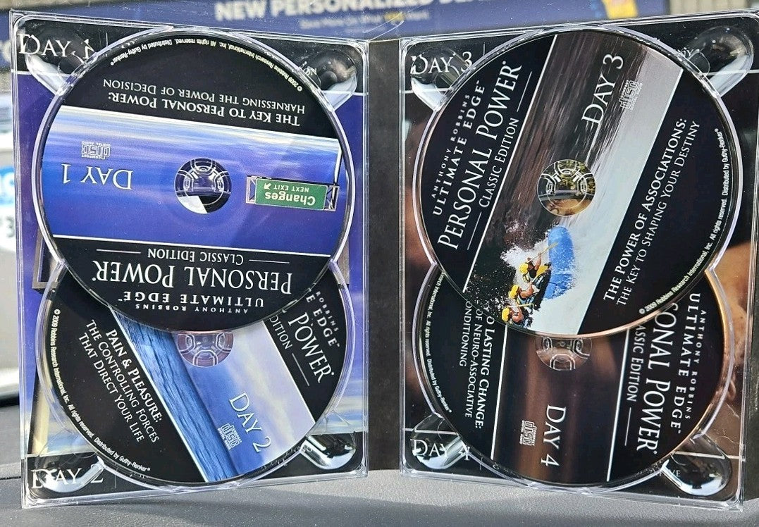 Anthony Robbins3 Part Set 22 CDs Inner Strength Get the Edge Personal Power