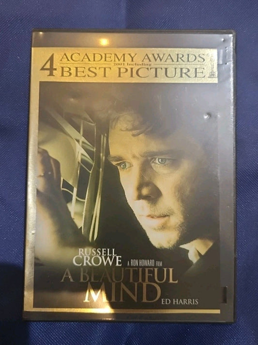 A Beautiful Mind (DVD 2-Disc Set  Widescreen) Test its slim case cropped Artwork