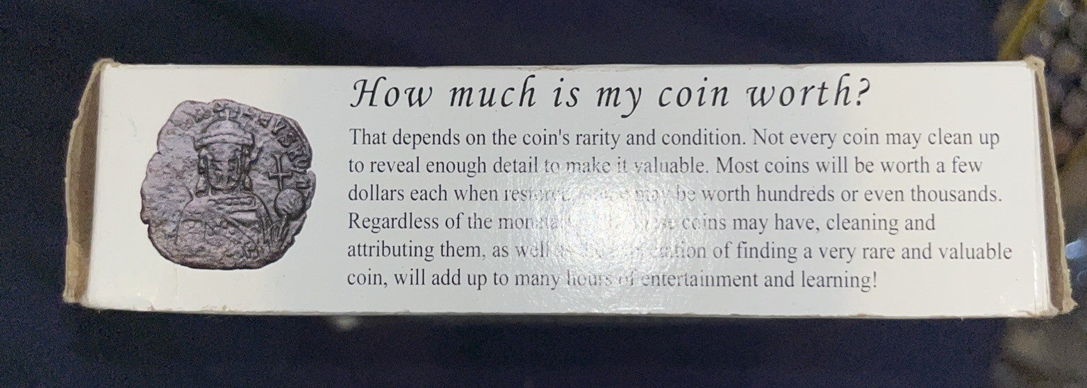 Vtg New Sealed Dirty Old Coins The Ancient Coin Cleaning Kit w Coin & CD-ROM