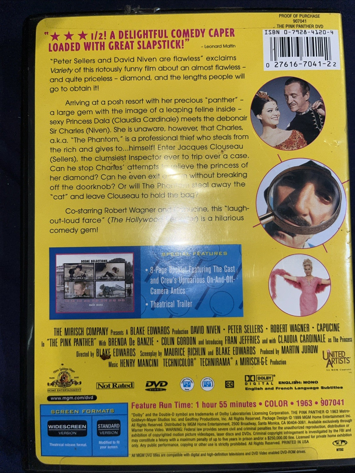 Pink Panther (DVD, 1963) Sealed