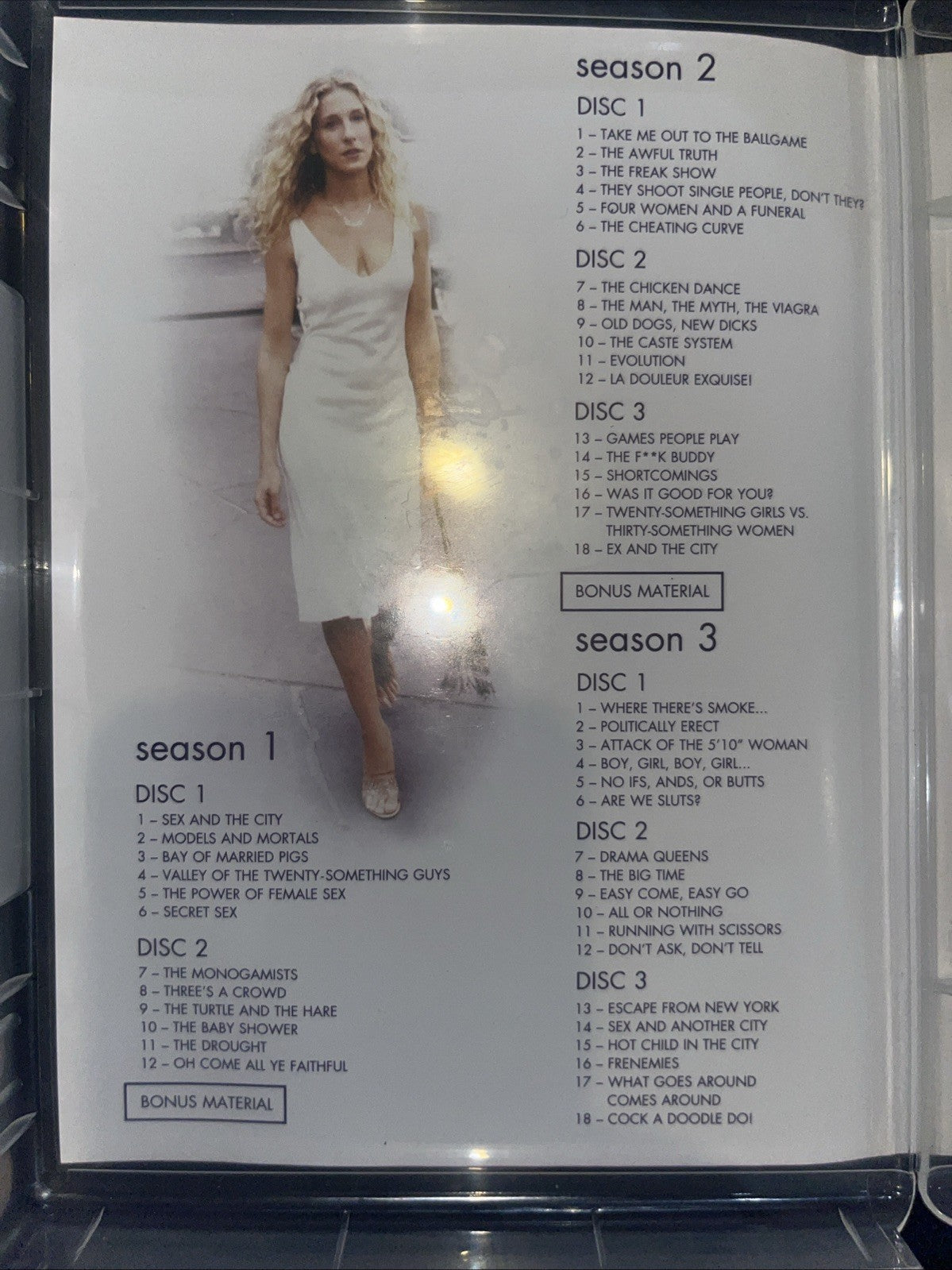 Sex & the City: Complete Series (DVD) Missing Season 1 Disc 1 & Season 4 Disc 2