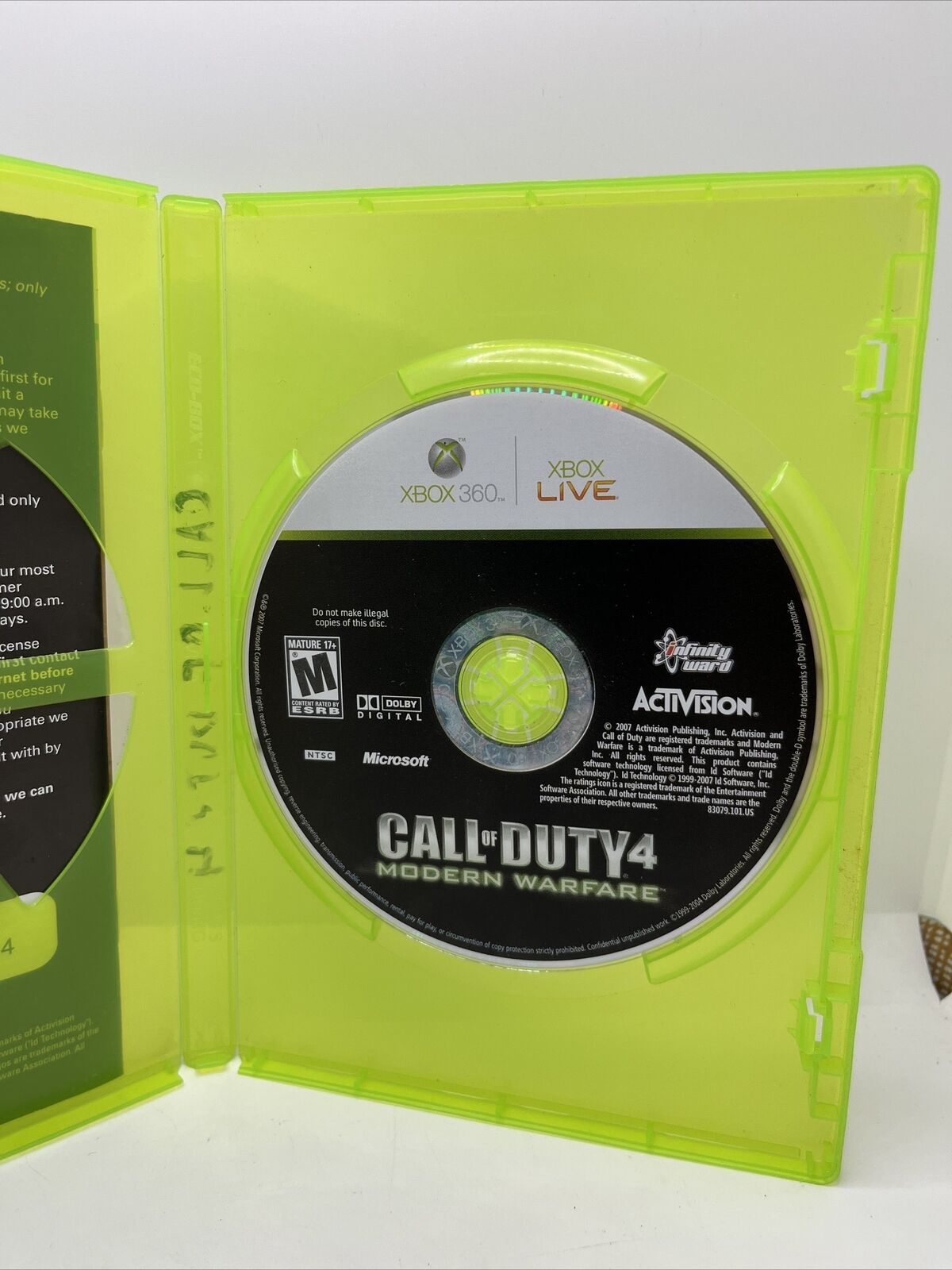 Call of Duty: Modern Warfare 2 -- (Microsoft Xbox 360, 2012)