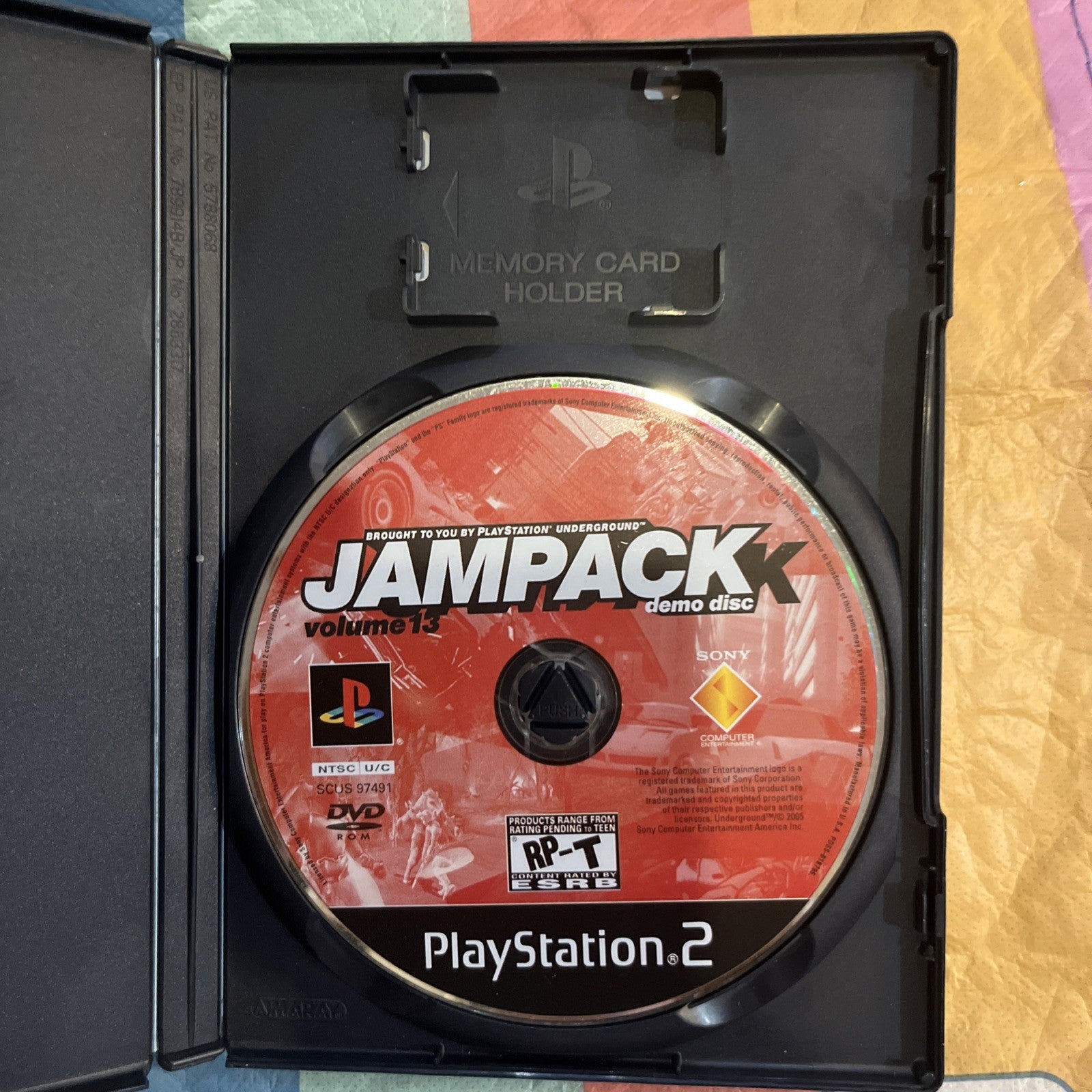 Jampack Demo Disk Volume 13 (PS2)  No Manual. Tested