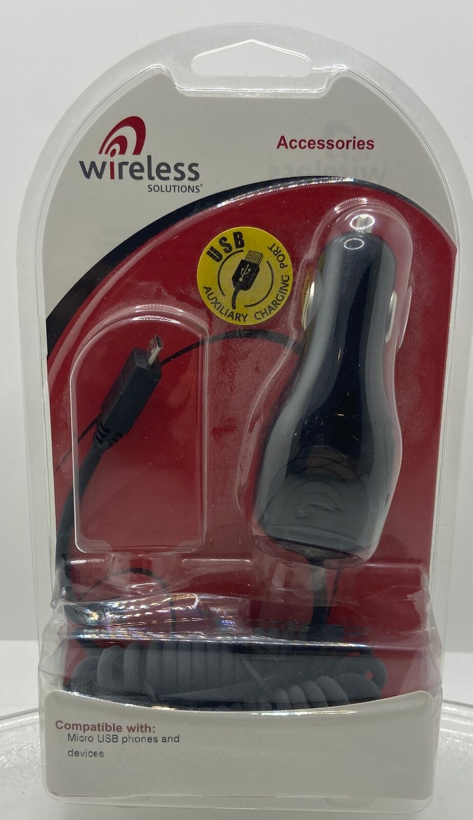 Wireless Solutions Micro USB Cigarette Port Car Charger
