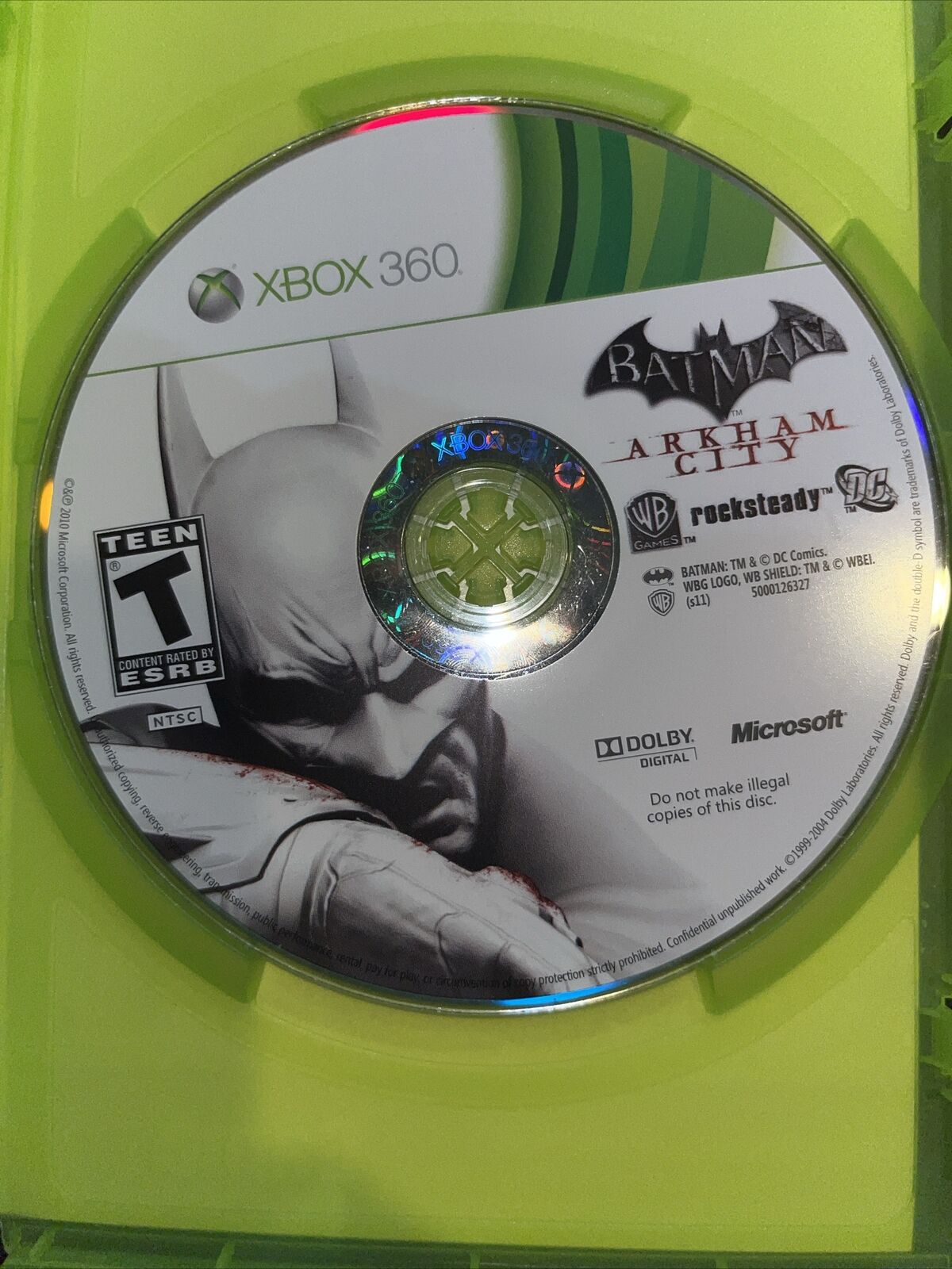 Batman: Arkham City (GameStop Xbox 360, 2011) No Manual. New Case. Tested