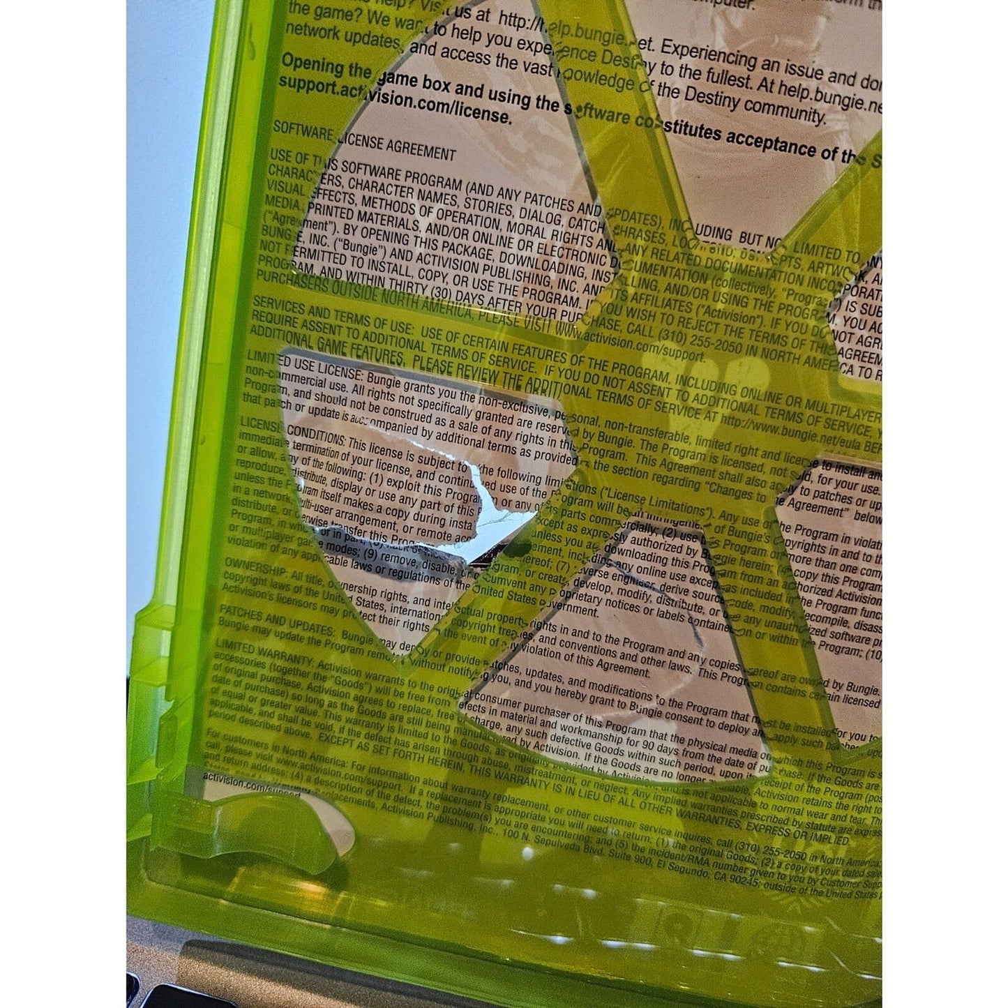 Destiny - XBOX 360.  Artwork damaged. New Case. Tested.