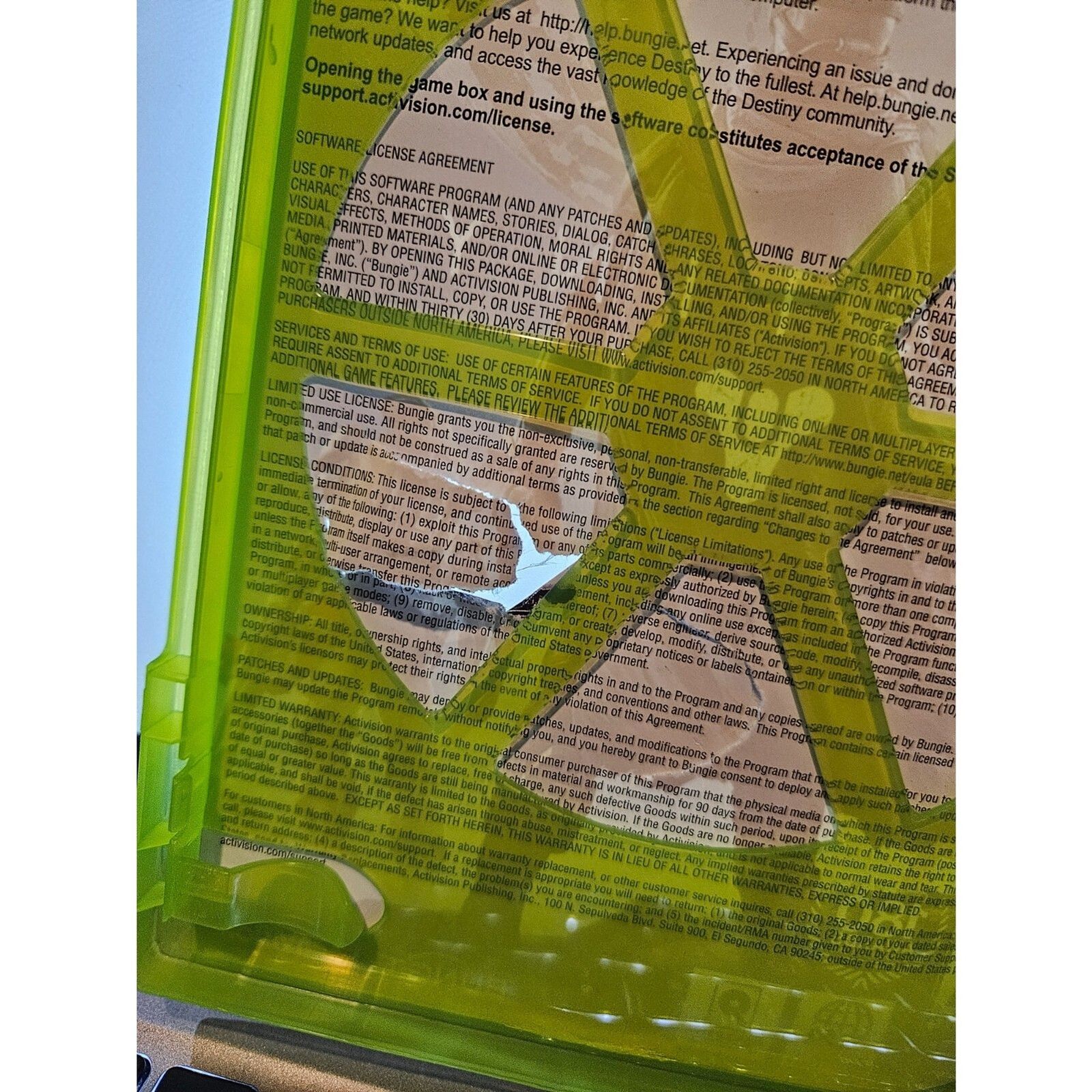 Destiny - XBOX 360.  Artwork damaged. New Case. Tested.