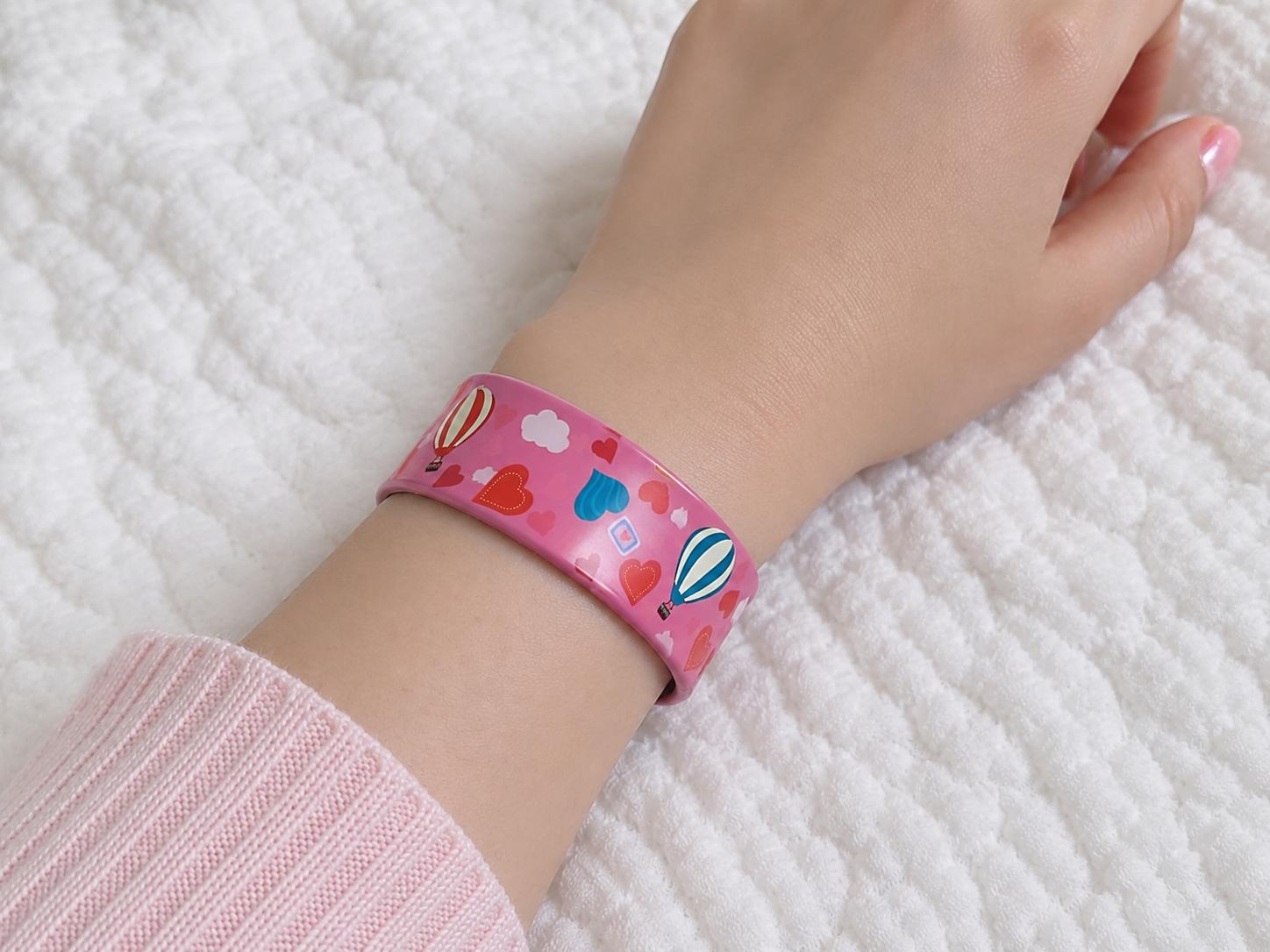 Slap Band Slap Bracelet  Vinyl Coated