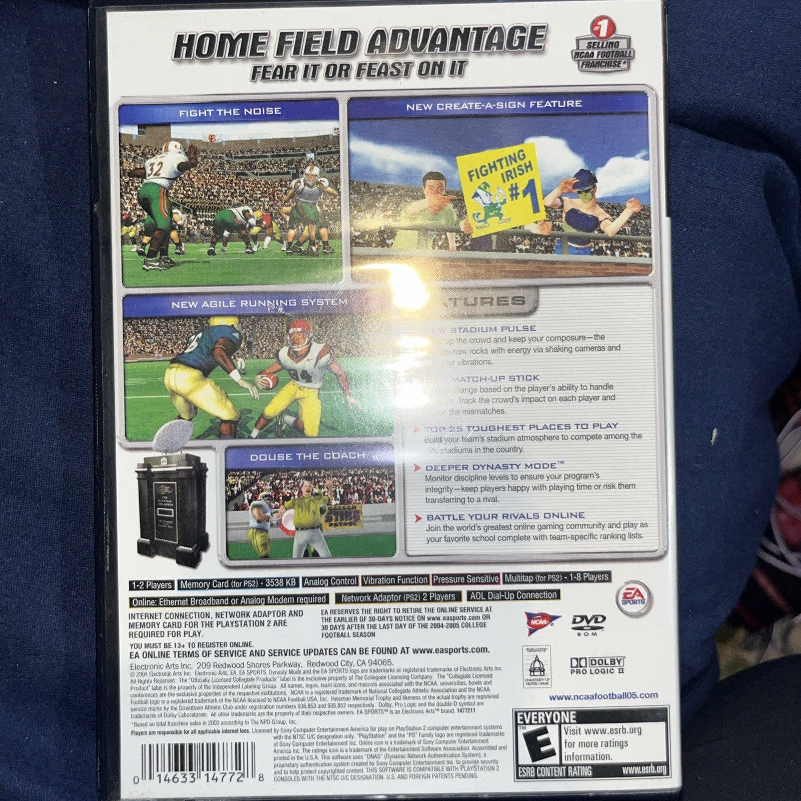 NCAA Football 2005 (Sony PlayStation 2, 2004)