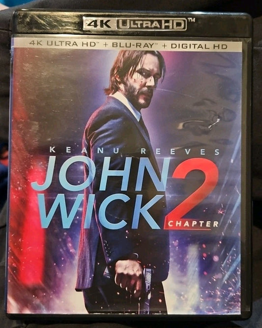 John Wick: Chapter 2 (Ultra HD, 2017) New. No Digital Download