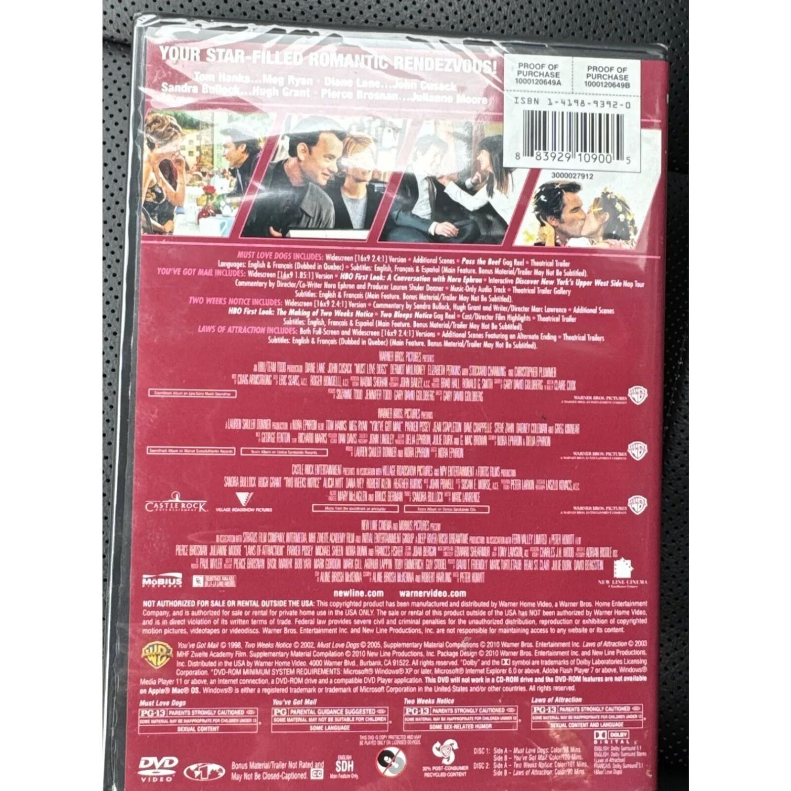 Must Love Dogs / You've Got Mail / Two Weeks Notice / Laws of Attraction (DVD)