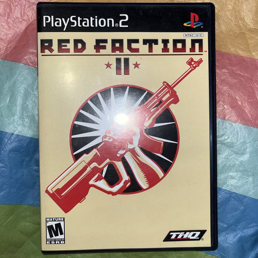 Red Faction II (PS2) Tested. Manual. Original Case